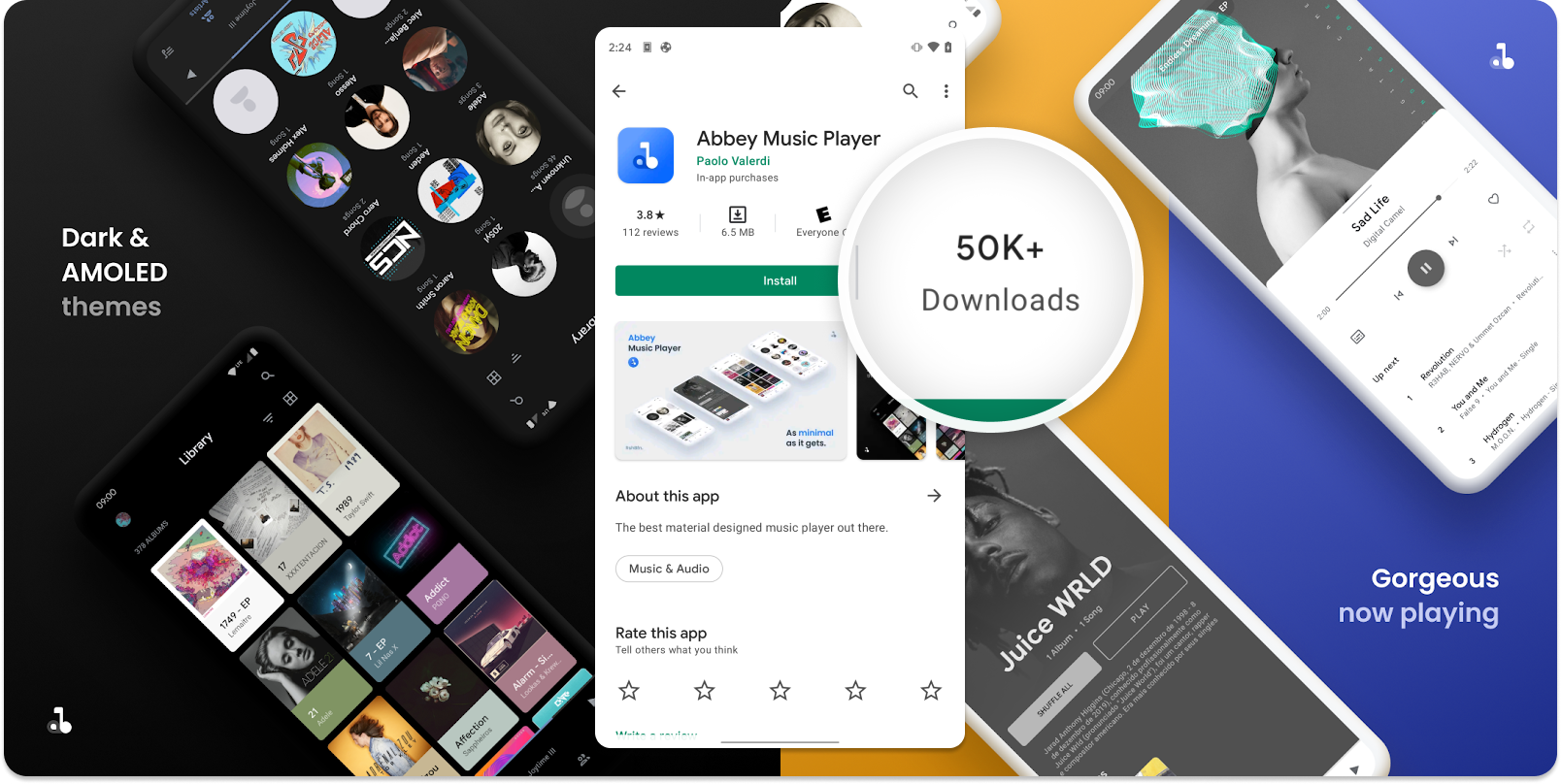 Abbey Music Player Banner